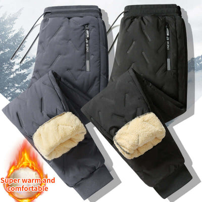 Casual Pants for Men Waterproof Windproof Warm Cotton Pants