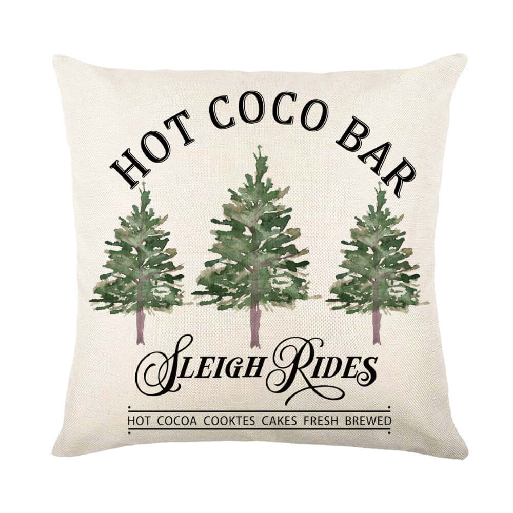 Christmas Decorations Pillow Covers Sofa Square