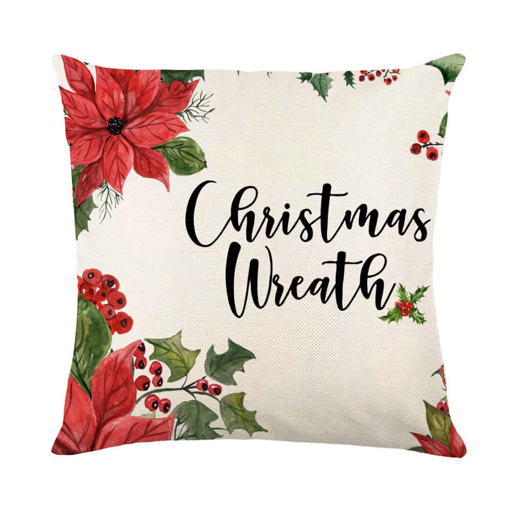 Christmas Decorations Pillow Covers Sofa Square