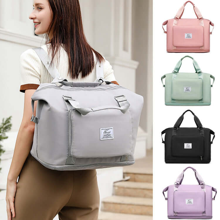 Folding Travel Bags For Backpack Handbag Sholder Bag Gym Fitness Weekender Overnight Women