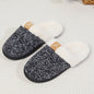 Fluffy Slippers Home Indoor Warm Thick-soled Cotton Slippers