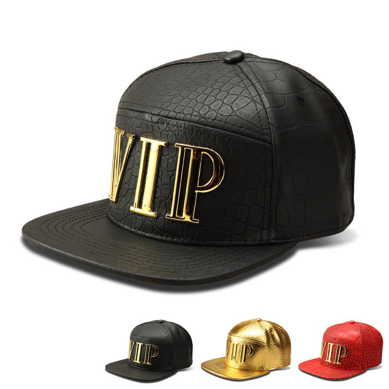 Hip-hop Hat New Letter Vip Tide Brand Flat-edge Hipster