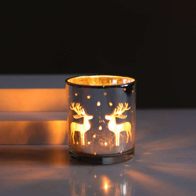 Personalized Christmas Decoration Glass Empty Cup Candle Holder Decoration Incense