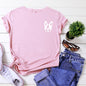 Round Neck Casual Short Sleeved T-shirt For Women